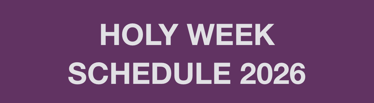 Holy Week 2026 Header